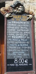 After the walk 2 menu