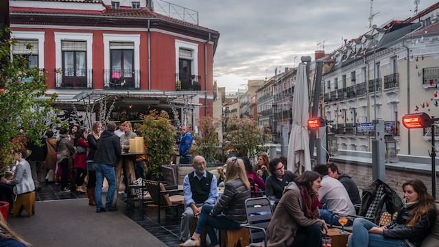 Terrace at the San Anton Market